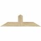 Ekena Millwork Portland Rough Sawn Timber Gable Bracket, Douglas Fir, 36"W x 10"H x 4"D x 4"F, 7/12 Pitch GBW036X10X0404POR00RDF - alternate 1